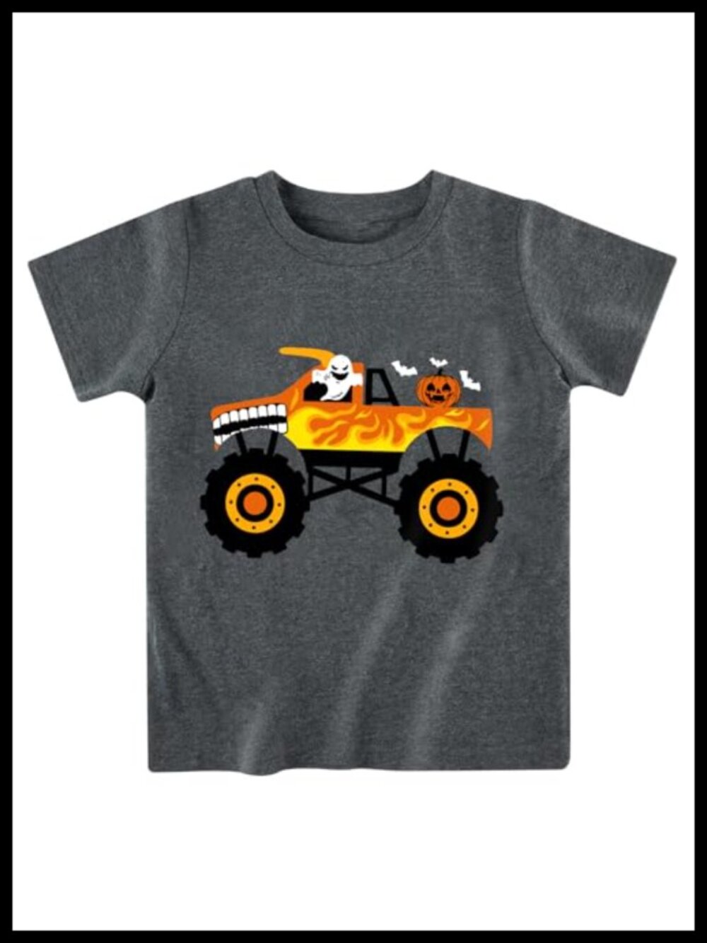 Toddler Halloween Shirt Boys Girls Pumpkin Ghost Short Sleeve T-Shirt